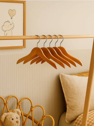 Настінна вішалка 5 pack - бежевий