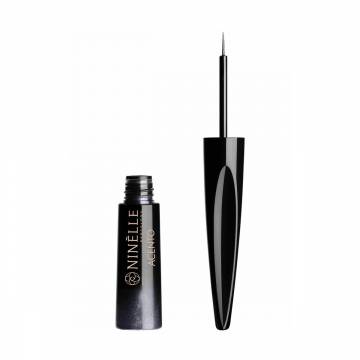 Подводка для глаз Ninelle Acento Metallic Liquid Eyeliner с эффектом металлик, 453 Dark Grey, 6 мл Подводка для глаз Ninelle Acento Metallic Liquid Eyeliner с эффектом металлик, 453 Dark Grey, 6 мл
