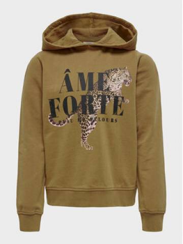 Kids ONLY Світшот Lucinda 15271392 Коричневий Regular Fit Kids ONLY Світшот Lucinda 15271392 Коричневий Regular Fit