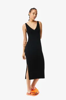 Женское черное платье Черный 40 Lacoste EF7735031