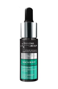 Сыворотка PHARMA GROUP Laboratories Карликовая пальма+мака перуанская, для стимулирования роста волос, 14 мл