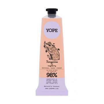 Крем для рук Yope Tangerine And Raspberry Natural Hand Cream, 50 мл Крем для рук Yope Tangerine And Raspberry Natural Hand Cream, 50 мл