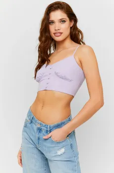 Женский сиреневый топ Сиреневый XS Tally Weijl SSLVISIMPLY