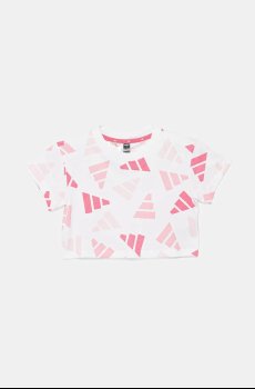 Детская хлопковая футболка adidas