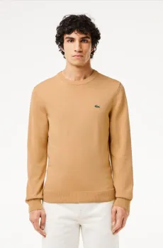 Мужской бежевый свитер Бежевый L-XL Lacoste AH1985IXQ