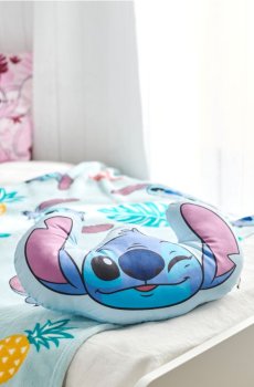 Декоративна подушка Stitch - light blue