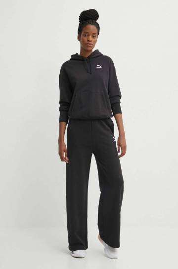 Хлопковые спортивные штаны Puma BETTER CLASSIC цвет чёрный однотонные 624235 Хлопковые спортивные штаны Puma BETTER CLASSIC цвет чёрный однотонные 624235