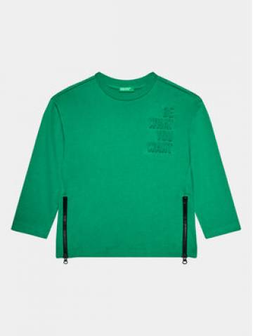 United Colors Of Benetton Блузка 34MLC10ES Зелений Regular Fit United Colors Of Benetton Блузка 34MLC10ES Зелений Regular Fit