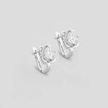 Серебряные серьги Minimal 20728 Серебряные серьги Minimal 20728