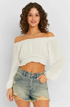 Женский белый топ Белый M Tally Weijl SWSVIMALI