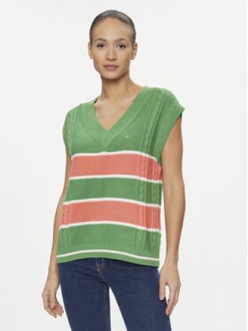Tommy Jeans Светр DW0DW15855 Зелений Regular Fit Tommy Jeans Светр DW0DW15855 Зелений Regular Fit