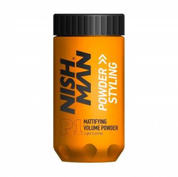 Мужская пудра для укладки волос Nishman P1 Mattifying Volume Powder, 20 г Мужская пудра для укладки волос Nishman P1 Mattifying Volume Powder, 20 г