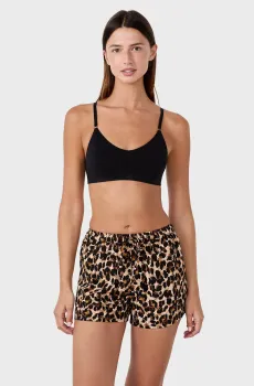 Женские коричневые шорты с узором TALIA Коричневый M Etam 6553538