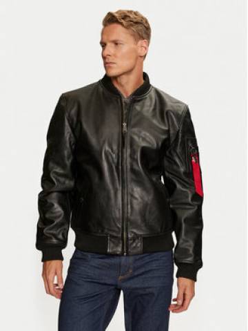 Alpha Industries Куртка бомбер 138121 Чорний Regular Fit Alpha Industries Куртка бомбер 138121 Чорний Regular Fit