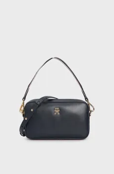 Женская темно-синяя сумка TH DISTINCT CAMERA BAG CORP Синий ONESIZE Tommy Hilfiger AW0AW17332