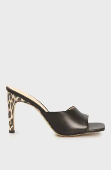 Женские черные кожаные мюли Tamarry Черный 36 PRPY PRSLT1044W