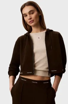 Женское темно-коричневое худи TERRY Коричневый L Calvin Klein Jeans LV047G252G