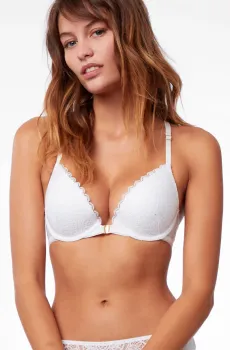 Женский белый бюстгальтер пуш-ап LEGEND Белый 75C Etam 6502925