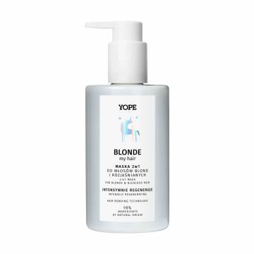 Маска Yope Blonde My Hair 2 in 1 Mask для светлых и осветленных волос, 300 мл Маска Yope Blonde My Hair 2 in 1 Mask для светлых и осветленных волос, 300 мл