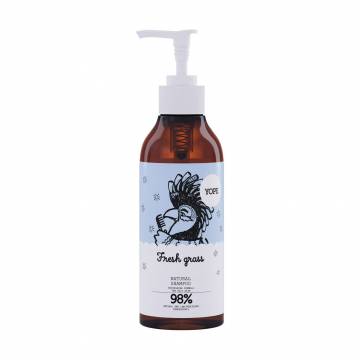 Натуральный шампунь Yope Fresh Grass Natural Shampoo для жирных волос, 300 мл Натуральный шампунь Yope Fresh Grass Natural Shampoo для жирных волос, 300 мл