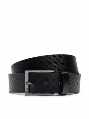 Boss Чоловічий ремінь Barn 50524047 Чорний Boss Чоловічий ремінь Barn 50524047 Чорний