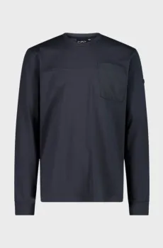 Мужской темно-серый лонгслив STRETCH JERSEY Серый 50 CMP 34F0627-U423