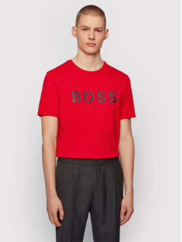 Boss Футболка Tiburt 50430889 Червоний Regular Fit Boss Футболка Tiburt 50430889 Червоний Regular Fit