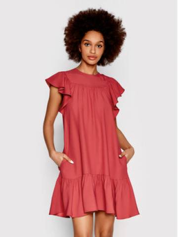 Red Valentino Повсякденна сукня XR0VADY00F1 Червоний Regular Fit Red Valentino Повсякденна сукня XR0VADY00F1 Червоний Regular Fit