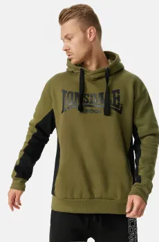 Мужское оливковое худи BALMULLO Оливковый XL Lonsdale 117310