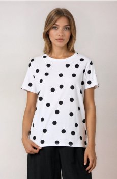 Бавовняна футболка - білий