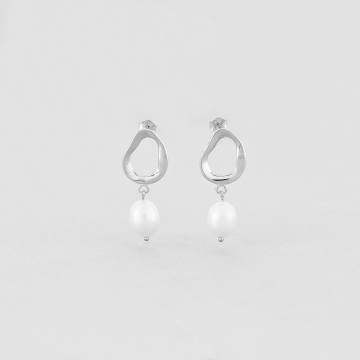 Серебряные серьги Minimal 520843б Серебряные серьги Minimal 520843б