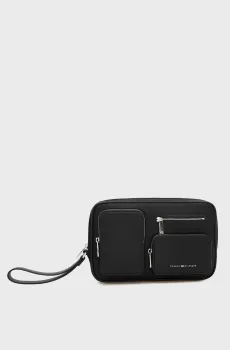 Мужская черная борсетта MODERN BUSINESS POUCH Черный ONESIZE Tommy Hilfiger AM0AM14482