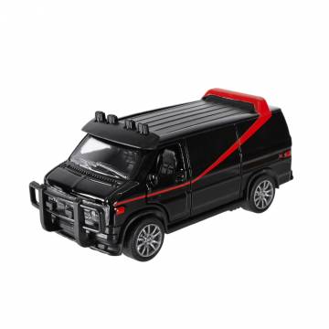 Автомодель Автопром Вантажний фургон чорний з червоною смужкою (AP74212/1) Автомодель Автопром Вантажний фургон чорний з червоною смужкою (AP74212/1)