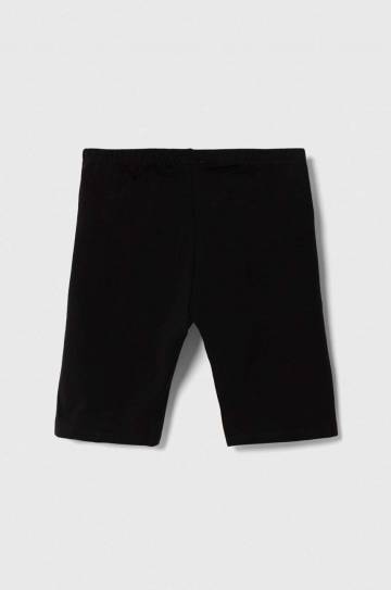 Детские шорты United Colors of Benetton цвет чёрный однотонные Детские шорты United Colors of Benetton цвет чёрный однотонные