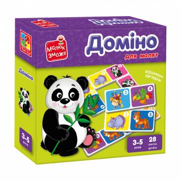 Развивающая игра домино Vladi Toys Зоопарк, от 3 лет, 28 элементов (VT2100-07) Развивающая игра домино Vladi Toys Зоопарк, от 3 лет, 28 элементов (VT2100-07)