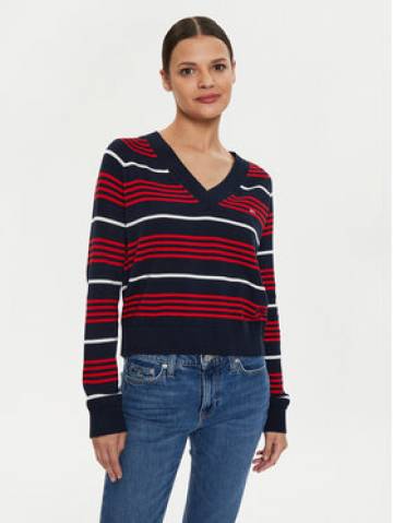 Tommy Jeans Светр DW0DW18652 Cиній Relaxed Fit Tommy Jeans Светр DW0DW18652 Cиній Relaxed Fit
