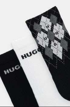 Носки HUGO 3 шт 3P QS RIB ARGYLE CC