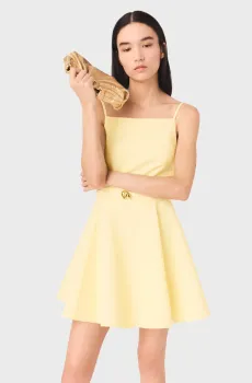 Женское желтое платье Желтый 40 MAJE MFPRO04708_Pale Yellow
