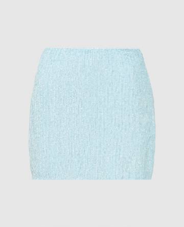 Голубая юбка