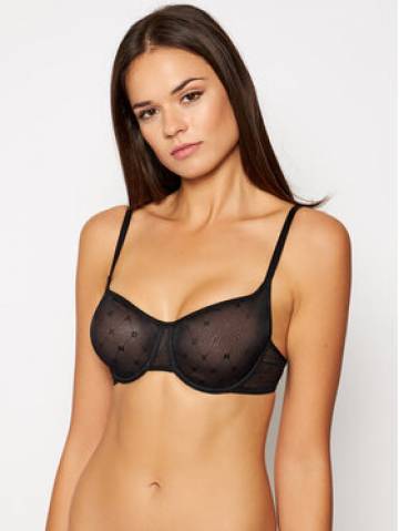 DKNY Бюстгальтер з підкладкою DK4039 Чорний DKNY Бюстгальтер з підкладкою DK4039 Чорний