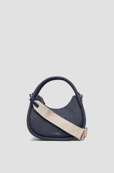 Женская темно-синяя джинсовая сумка Синий ONESIZE HUGO 50542728;410