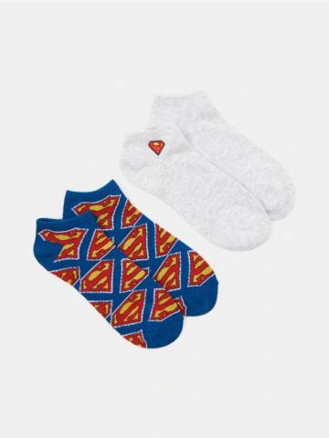 Короткі шкарпетки 2 pack Superman - різнобарвний Короткі шкарпетки 2 pack Superman - різнобарвний
