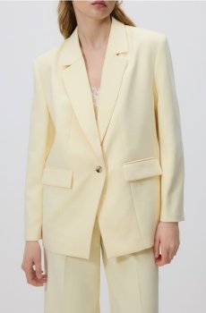 Reserved - Піджак з віскози - світло-жовтий - 453HV-10X