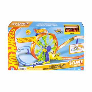 Игровой набор Hot Wheels Stunt Tracks Гонки на виражах, от 4 лет (JBX65) Игровой набор Hot Wheels Stunt Tracks Гонки на виражах, от 4 лет (JBX65)