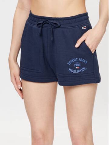 Tommy Jeans Спортивні шорти DW0DW15870 Cиній Relaxed Fit Tommy Jeans Спортивні шорти DW0DW15870 Cиній Relaxed Fit