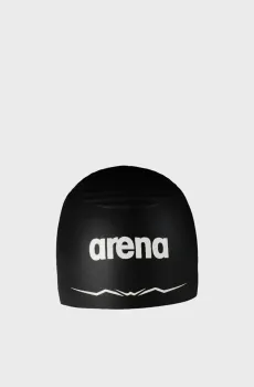 Черная шапочка для плавания AQUAFORCE WAVE CAP Черный L Arena 005371-501