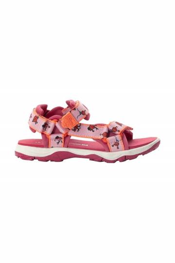 Детские сандалии Jack Wolfskin SMILEYWORLD цвет розовый Детские сандалии Jack Wolfskin SMILEYWORLD цвет розовый