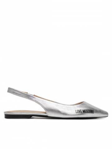 LOVE MOSCHINO Босоніжки JA11021G1MIF0902 Срібний LOVE MOSCHINO Босоніжки JA11021G1MIF0902 Срібний