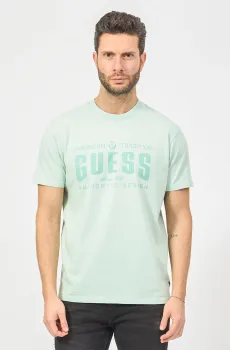 Мужская мятная футболка Ментоловый S Guess M5GI27.KBW41;F8BD