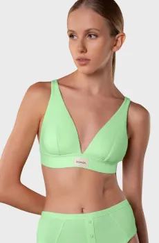 Женский салатовый бюстгальтер Салатовый XL brabrabra SLZ25301214